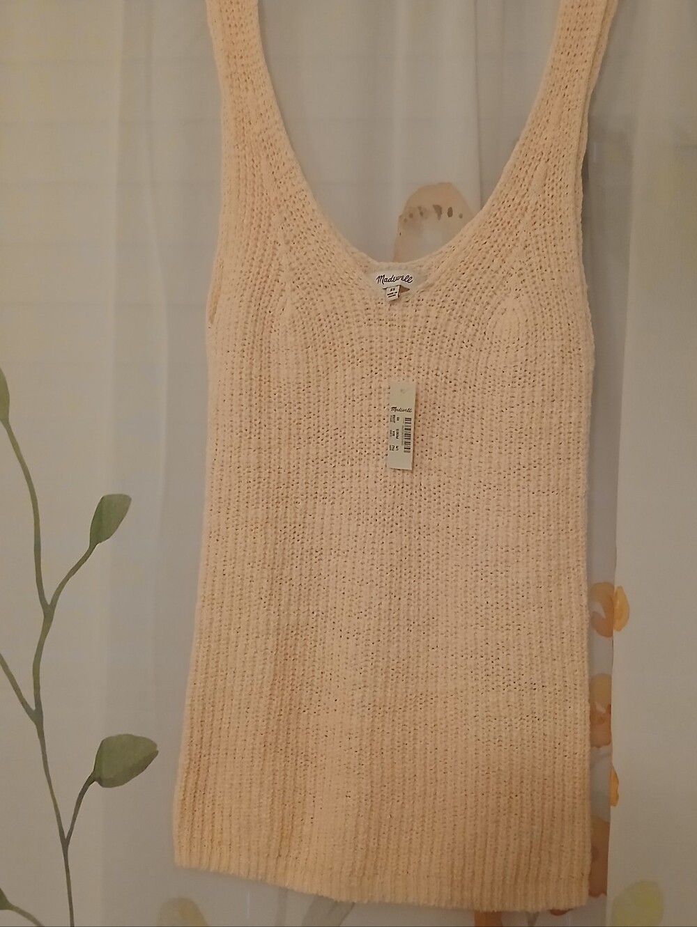 Nwt Madwell Ribbed Sweater Tank Xs